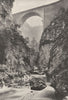 ISÈRE. Grande- Chartreuse. Pont St- Bruno 1895 old antique print picture