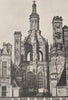 LOIR- ET- CHER. Chambord. Lanterne 1895 old antique vintage print picture