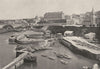 PYRÉNÉES- ATLANTIQUES. Biarritz. port des Pêcheurs 1895 old print