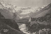 HAUTES- PYRÉNÉES. Cirque de Gavarnie 1895 old antique vintage print picture