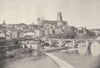 TARN. Albi. du Vieux Pont 1895 old antique vintage print picture