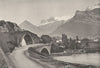 ISÈRE. Ponts de Claix 1895 old antique vintage print picture