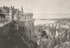 INDRE- ET- LOIRE. Amboise. de. Prise du château 1895 old antique print picture