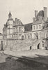 SEINE- ET- MARNE. Fontainebleau. Façade de Cour des Adieux 1895 old print