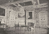 SEINE- ET- MARNE. Fontainebleau. Salon 1895 old antique vintage print picture