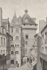 INDRE- ET- LOIRE. Loches. Hotel de Ville Porte 1895 old antique print picture