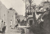 ALGERIA. Biskra. Quartier Medjenie 1895 old antique vintage print picture