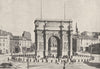 BOUCHES- DU- RHÔNE. Marseille. Porte D'Aix 1895 old antique print picture