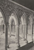 MANCHE. Mont- St- Michel. Cloitre. Colonnes D'Angle 1895 old antique print