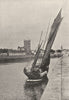 VENDÉE. Sables D'Olonne. port 1895 old antique vintage print picture