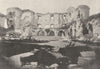 AISNE. Coucy. Intérieur des Ruines 1895 old antique vintage print picture