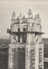AIN. Brou. Clocher de L'Église 1895 old antique vintage print picture