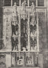 AIN. Brou. Retable de L' Autel Vierge 1895 old antique vintage print picture