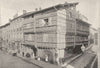 AIN. Bourg. Vieilles Maisons Espagnoles, rue Gambetta 1895 old antique print