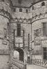 HAUTE- MARNE. Chaumont. Entrée Pont- Levis 1895 old antique print picture
