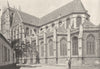 PAS- DE- CALAIS. Aire. Église 1895 old antique vintage print picture