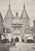 MEURTHE- ET- MOSELLE. Nancy. Porte de Graffe 1895 old antique print picture