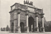 PARIS. Arc de Triomphe du Carrousel 1895 old antique vintage print picture