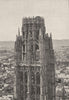 SEINE- MARITIME. Rouen. Cathédrale. Tour de Beurre 1895 old antique print
