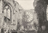 MAINE- ET- LOIRE. Angers. Ruines de L'Église Toussaint 1895 old antique print