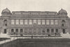 PARIS. Muséum. Galeries de Zoologie. Extérieur 1895 old antique print picture