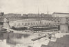 FINISTÈRE. Brest. Pont Tournant 1895 old antique vintage print picture