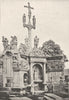 FINISTÈRE. Guimiliau. Caaire 1895 old antique vintage print picture