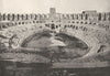BOUCHES- DU- RHÔNE. Arles. Arènes. Intérieur 1895 old antique print picture