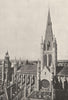 CÔTE- D'OR. Dijon. Notre- Dame 1895 old antique vintage print picture