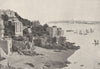 ILLE- ET- VILAINE. Dinard. Prise du Côté de St- Malo 1895 old antique print