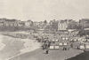 ILLE- ET- VILAINE. Dinard. Plage 1895 old antique vintage print picture