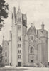 MAINE- ET- LOIRE. Montreuil- Bellay. Cour du Chateau 1895 old antique print