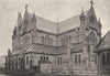 SEINE- ST- DENIS. Église Paroissiale 1895 old antique vintage print picture