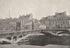 MORBIHAN. Lorient. Pont Tournant 1895 old antique vintage print picture