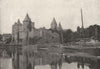 MORBIHAN. Josselin. Chateau. Ensemble 1895 old antique vintage print picture