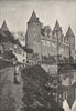 MORBIHAN. Josselin. Détails 1895 old antique vintage print picture