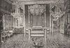 OISE. Compiègne. Ancienne Chambre a Coucher de l'Impératrice 1895 old print