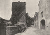 FRANCE. Sauveterre. Une Rue 1895 old antique vintage print picture