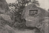 SEINE- ET- MARNE. Forêt de Fontainebleau. monument Millet Rousseau 1895 print