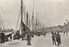 PAS- DE- CALAIS. Boulogne- sur- mer. Quai Gambetta 1895 old antique print
