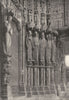 EURE- ET- LOIR. Chartres. Cathédrale. Portail Sud 1895 old antique print