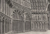 CHER. Bourges. Cathédrale. Portail Ouest. Ensemble 1895 old antique print