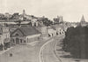VIENNE. Chauvigny. Entrée 1895 old antique vintage print picture