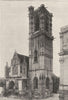 NIÈVRE. Clamecy. Eglise St- Martin 1895 old antique vintage print picture