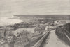 SEINE- MARITIME. Tréport. Générale 1895 old antique vintage print picture