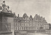 SEINE- MARITIME. Eu. Chateau 1895 old antique vintage print picture