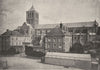 HAUTE- NORMANDIE. Fecamp. Abbaye 1895 old antique vintage print picture