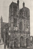 SOMME. Abbeville. St- Wuefrand 1895 old antique vintage print picture