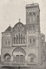 YONNE. Vezelay. Eglise. Détail 1895 old antique vintage print picture