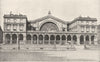PARIS. Gare de L'Est 1895 old antique vintage print picture